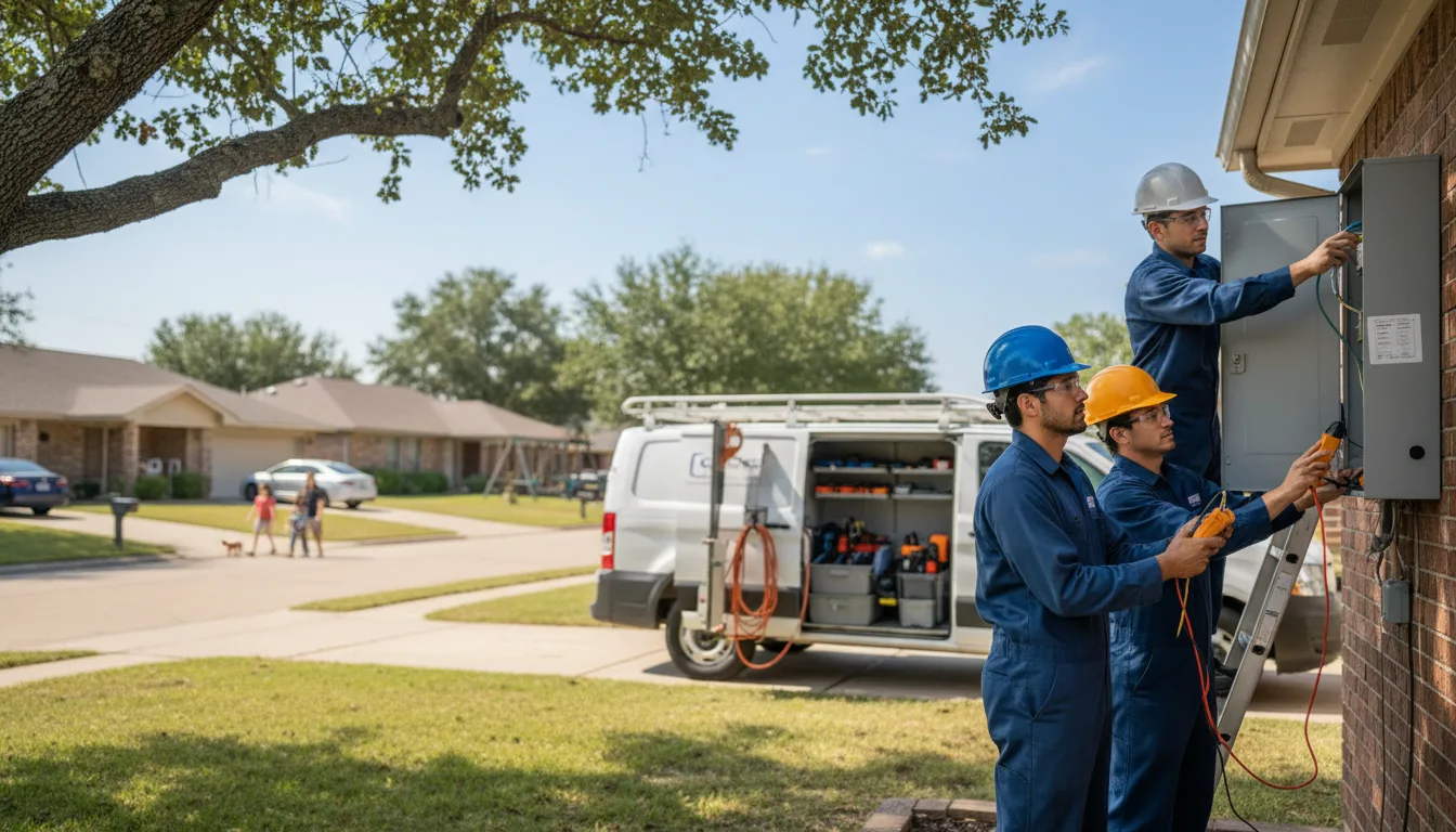Certified electrician providing emergency electrical services in Glenwood, MD